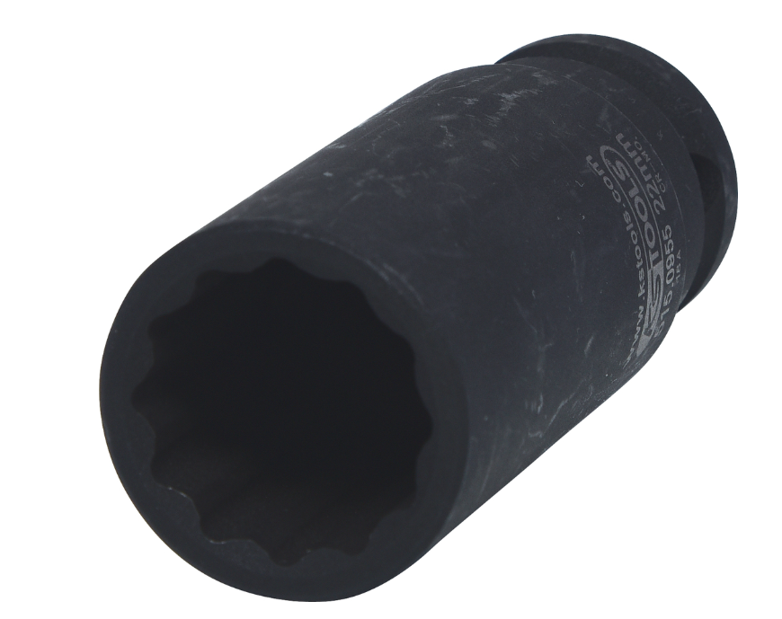 12-гранная силовая торцовая головка 1/2", длинная, 22 мм