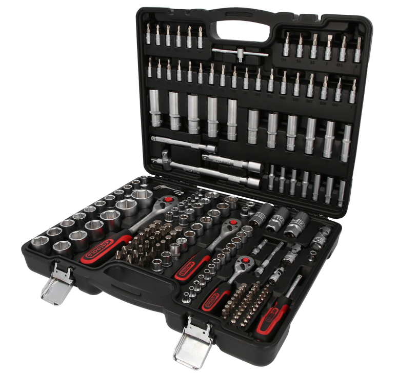 Set chei tubulare 1/4"+3/8"+1/2", 179 buc.