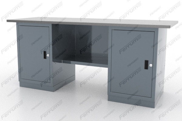 Banc de lucru cu două coloane 0/0