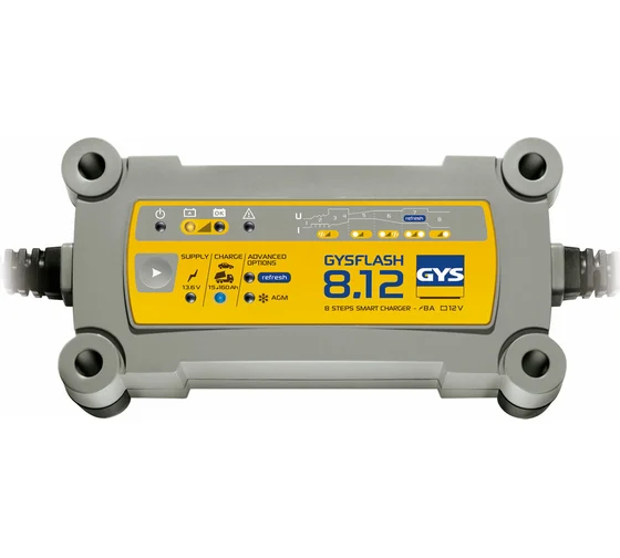 Зарядное устройство GYS GYSFLASH 8.12 8А,12В, 15-160Ah