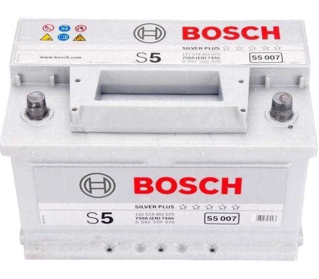 Аккумулятор Bosch Silver Plus S5 007