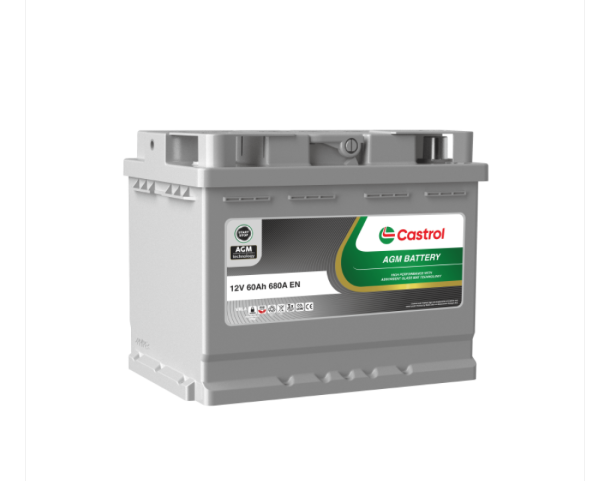 Аккумулятор CASTROL 60 Ah 680A AGM