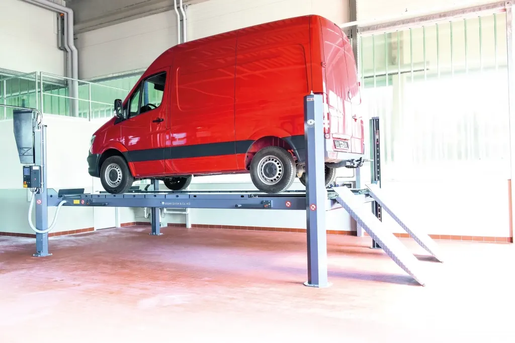 CARLIFT II 5.0 четырехстоечный электрогидравлический  подъемник 5 т