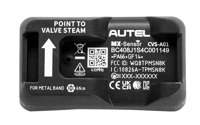 Датчик давления TPMS 433 mhz CVS-A01 BAND TRUCK (для грузовых авто)