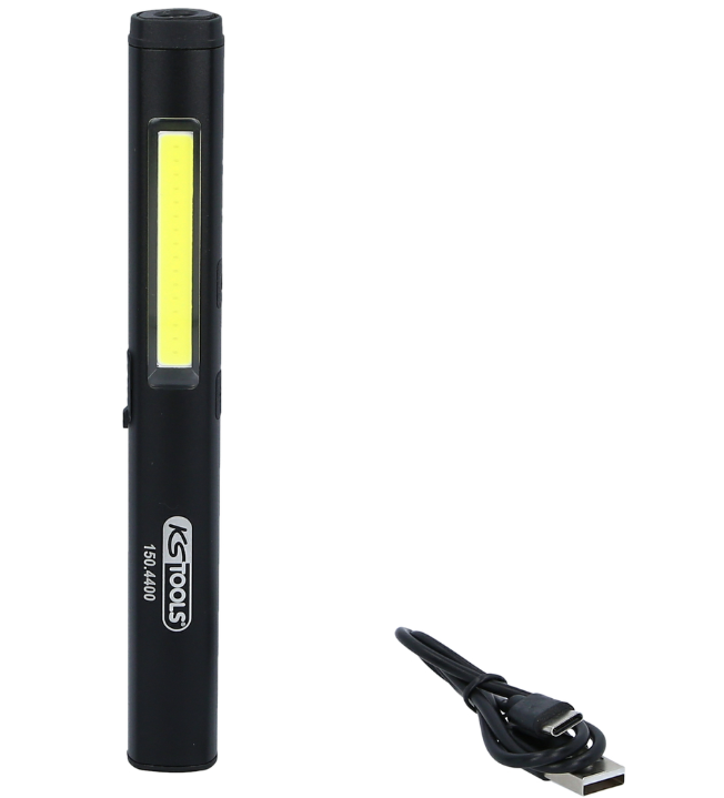 Инспекционная лампа COB LED 350 люмен с УФ-светодиодом и лазерным указателем KS TOOLS