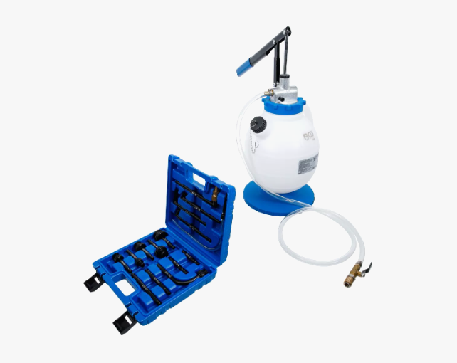 Instrument de umplere cu ulei de transmisie cu pompă manuală  cu 8 adaptoare  7 l