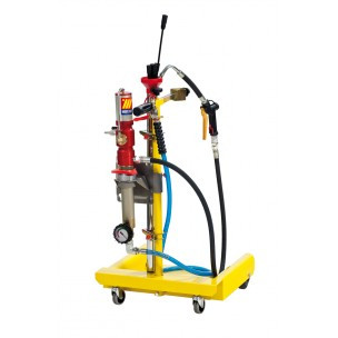 Aspirator pe roti cu pompa pentru butoaie de 50-60 l