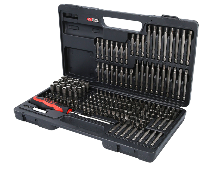 Set de biți de 1/4", 208 buc.
