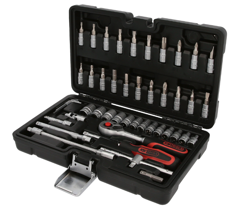 Set de chei tubulare de 1/4", 48 buc.