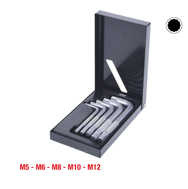 Set de chei cu știft scurt XZN, 5 buc.