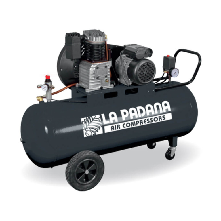 Компрессор поршневой LA PADANA, PR 100C/3M, 100 литров, 10 бар