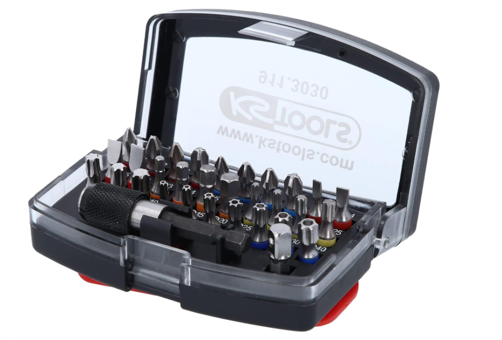 Набор бит Torsion power 1/4 дюйма, 32 предмета KS TOOLS