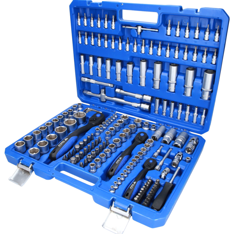 Set chei tubulare, 172 buc., 1/4", 3/8", 1/2"
