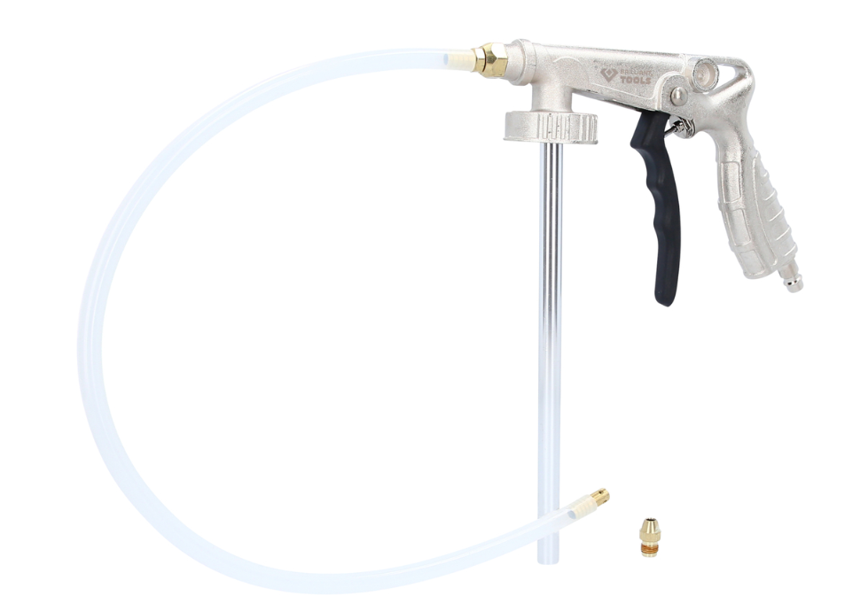 Pistol pneumatic de protecție a șasiului