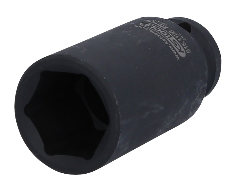 Шестигранная силовая торцовая головка 1/2", длинная, 26 мм