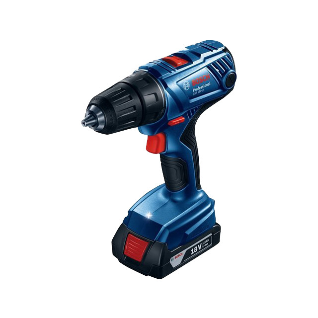 Шуруповёрт с аккумулятором Bosch GSR 180-LI 54 Н·м 2 x 1.5 Aч 18 В 0 - 1700 об/мин