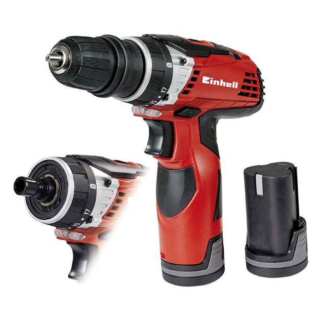 Шуруповёрт с аккумулятором Einhell TE-CD 12/2 X-Li 25 нм 12V 1.3 Ah (Li-ion) 12 В 0 - 1300 об/мин